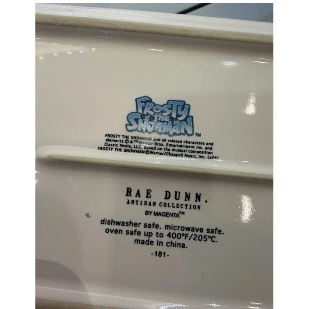 Rae Dunn frosty snowman